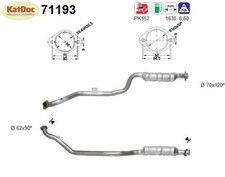✅ Katalysator für Mercedes E-Klasse E280 (W/S210), 2.4/2.8, links, Euro 2