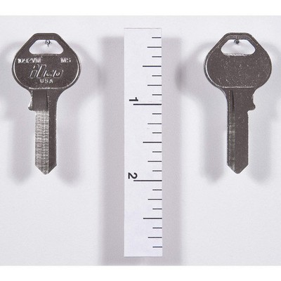 KABA ILCO 1092VM-M5 Key Blank, M5,Brass, PK10 2GVJ9