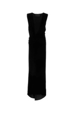 VALENTINO Black Velvet Long Dress New & Authentic