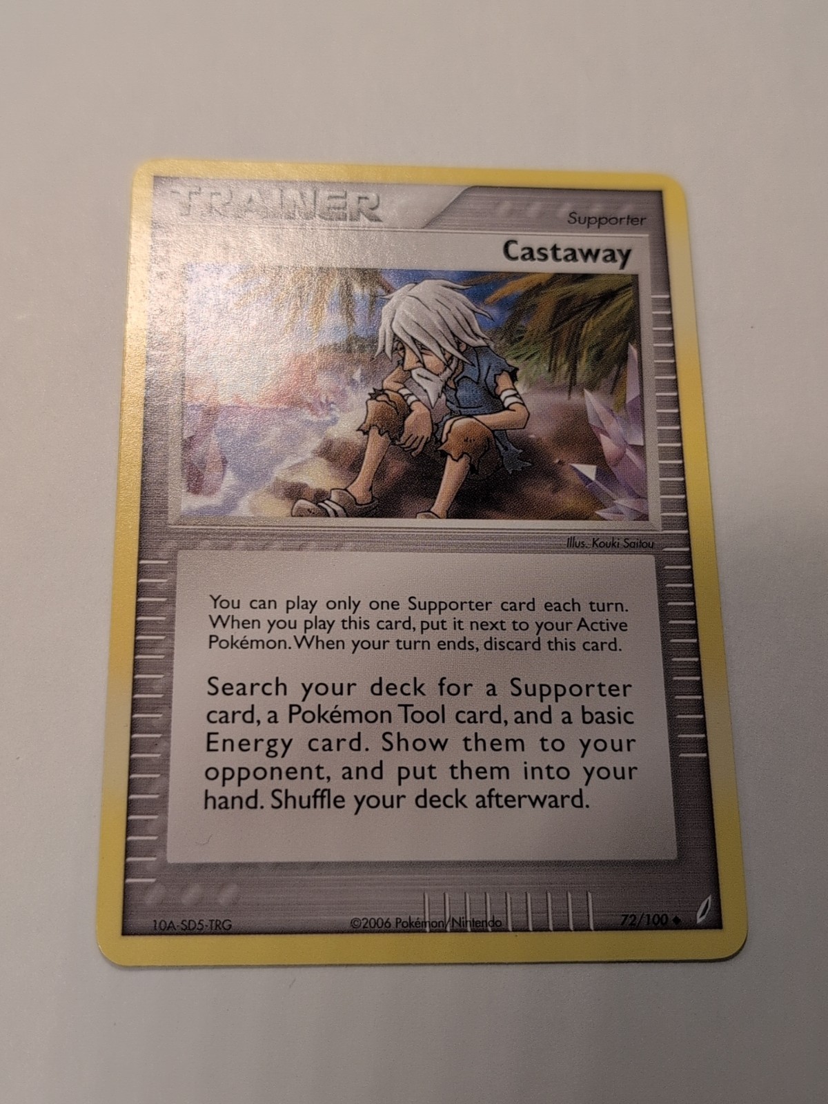 Castaway - 72/100 - Pokemon Crystal Guardians Non-Holo Card LP + 