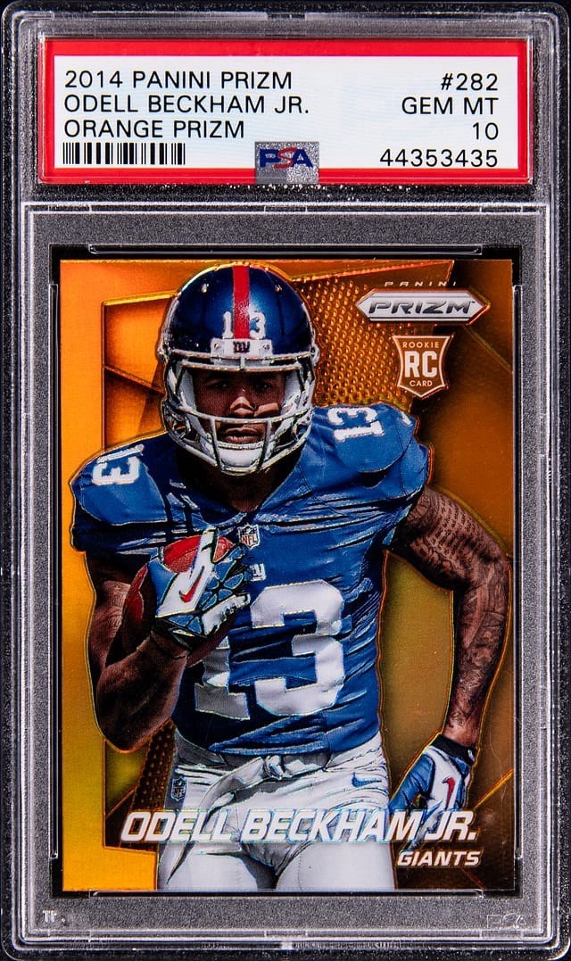 Odell Beckham Jr. Panini Prizm #282 Orange Prizm