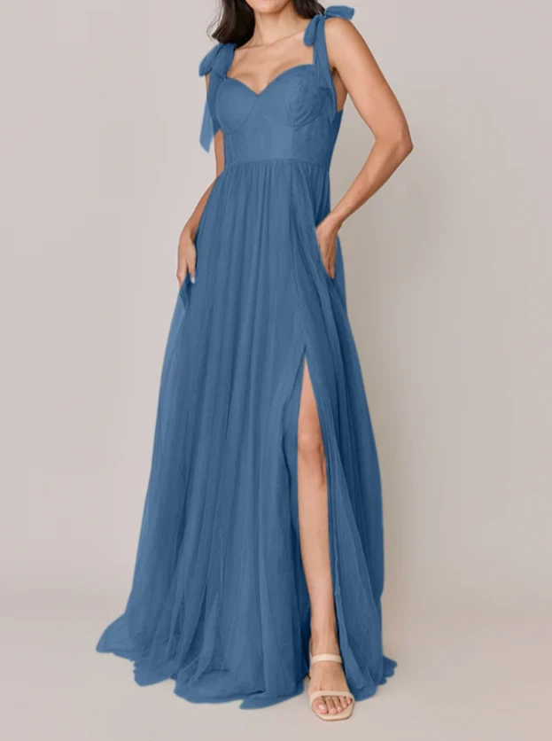 revelry blue bridesmaid dresses Revelry's 2021 Satin Bridesmaid Collection