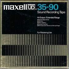 Maxell UD 35-90 reel-to-reel Sound Recording Used Tapes