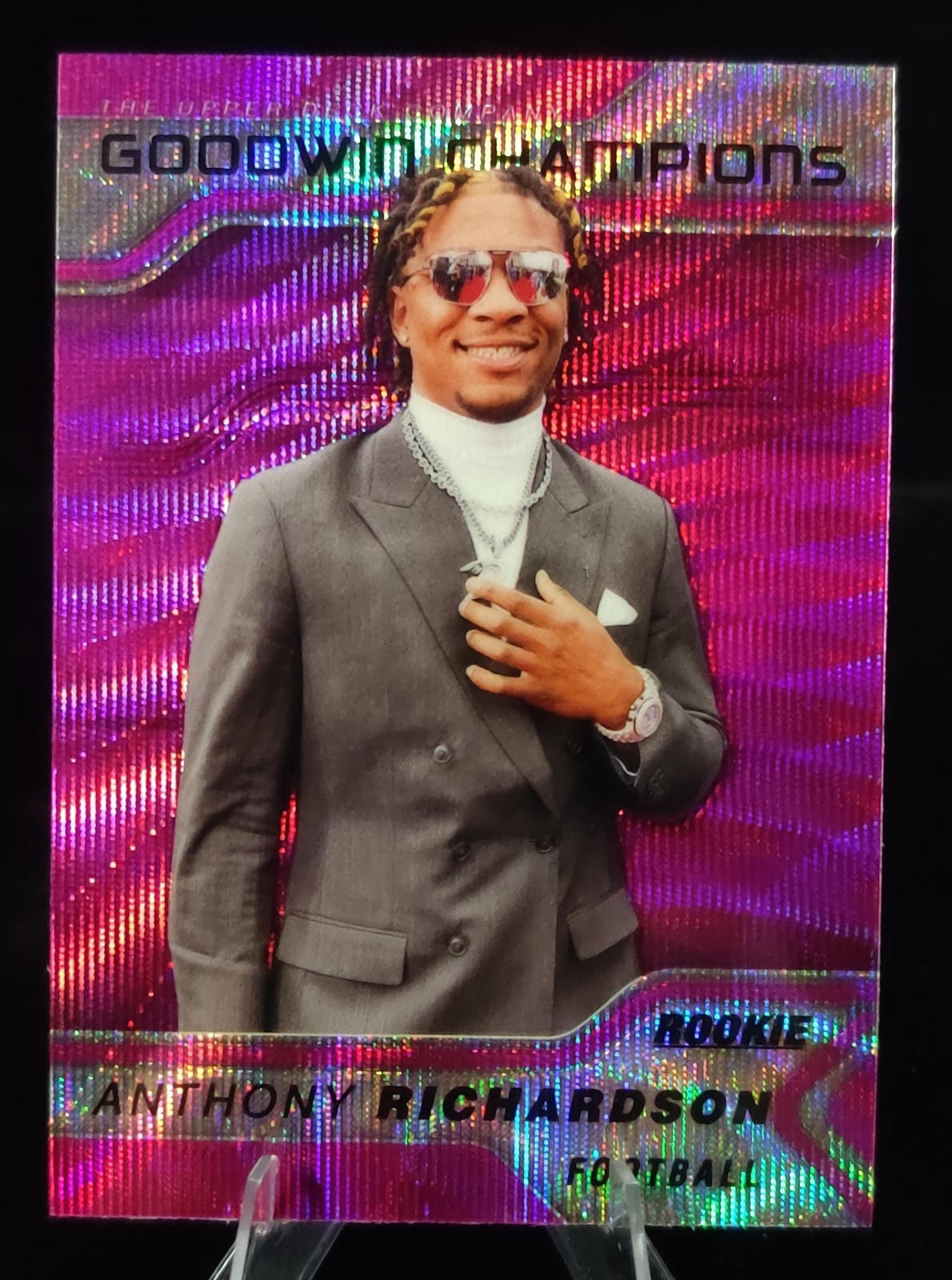 Anthony Richardson 2023 Upper Deck Goodwin Champions Platinum Pink Wave #P21 a20