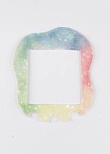 Custom Faceplate for Tamagotchi Uni - Glittery  Holographic Rainbow
