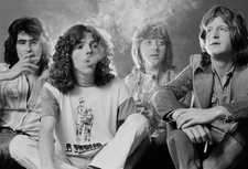 Rock Group Badfinger September 1973 Left To Right Bassist Tom Evan- Old Photo