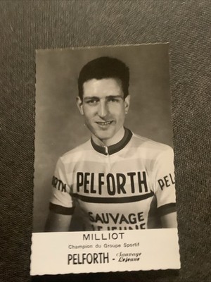 Milliot Team Pelforth Cycling Postcard