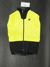 NEW! ASSOS Equipe R Spring Fall Gilet S11 Mens Medium Optic Yellow Midweight 