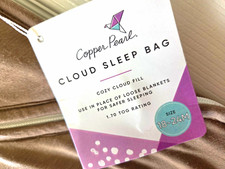 Copper Pearl Cloud Sleep Bag Wearable Sleepsack, 18-24M, Brown/White X003F526CD