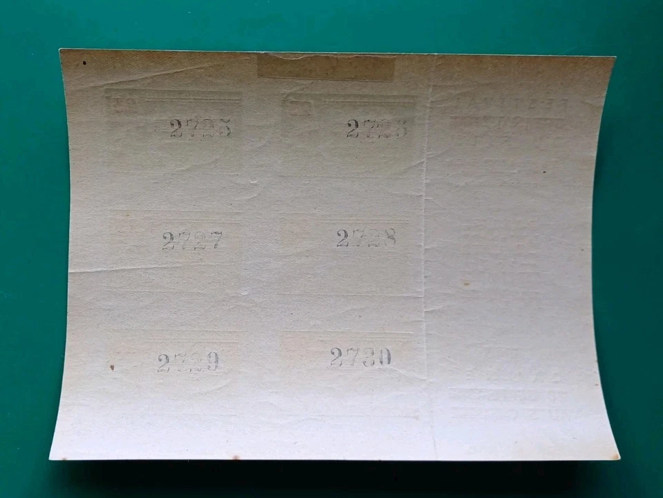 FRANCE 1947 RARE MINT IMPERFORATE CANNES FILM FESTIVAL AIR RALLY SHEET MOUNTED - Image 2 of 2