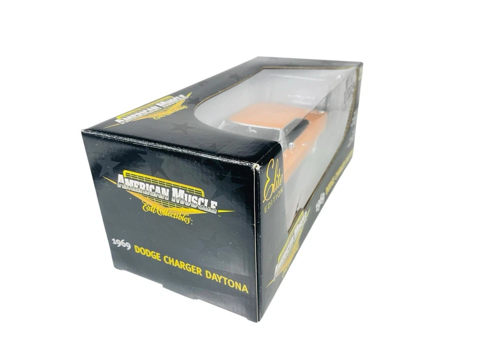 #39315 Ertl American Mu$cle Orange 1969 Dodge Charger Daytona ~Sealed 1:18 2007 - Image 3 of 4