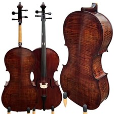 Copy Stradivari Best model left Cello 4/4 Old spruce , 100 Hand Made