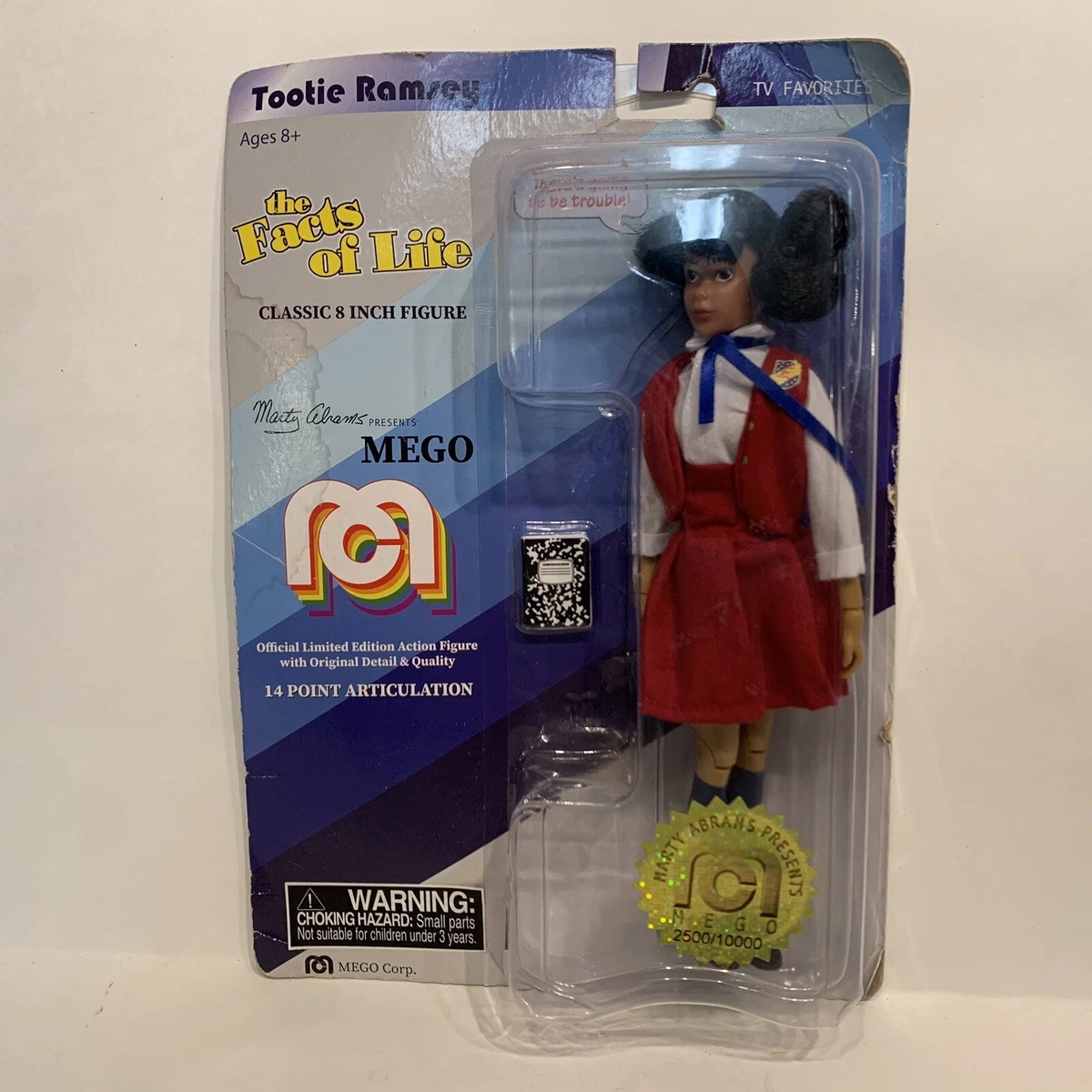 THE FACTS OF LIFE TOOTIE RAMSEY 2018 8 INCH MEGO ACTION FIGURE Doll Rare Read