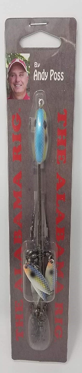 (2) The Alabama Rig Original Andy Poss A-Rig Sexy Shad Brand New In Pack - Image 4