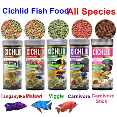 Fish Food CICHLID Boost Color & Growth Acceleration Formula Premium All Species