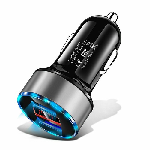 USB Dual Ports 3.1A Car Socket Charger Lighter Digital LED Voltmeter 24V/12V - 第 5/17 張圖片