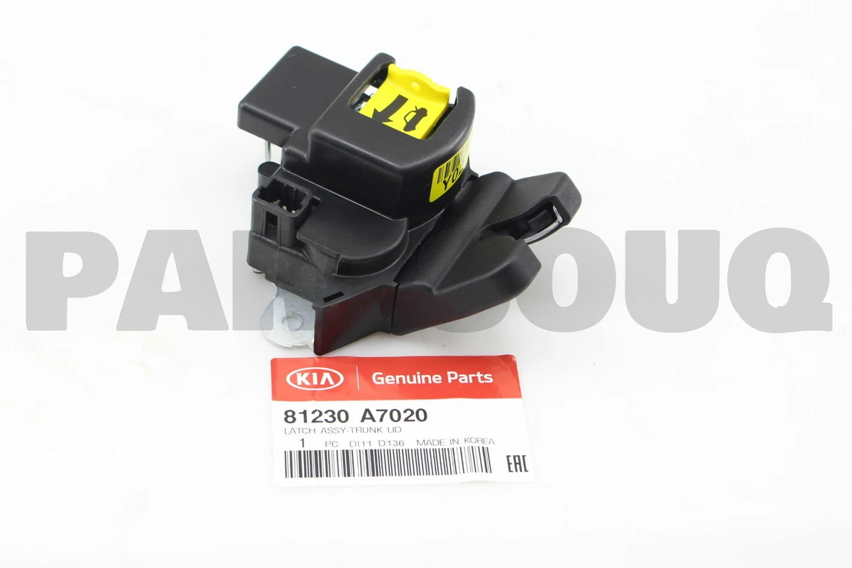 81230A7020 Genuine Hyundai / KIA LATCH ASSY-TRUNK LID | eBay