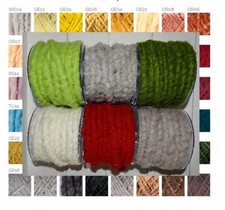 15 m Wollkordel 23 FARBEN Flausch-Mirabell Ø=10 mm *SchafWolle*Filzkordel Lehner