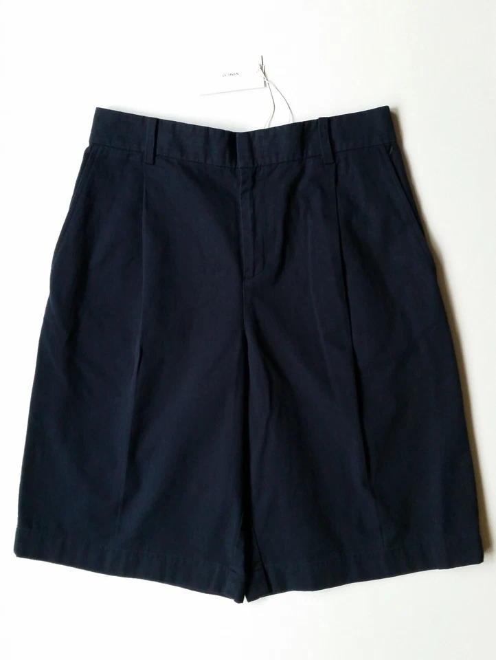 Pantalones cortos Vince de algodón lavado para mujer talla 8 azul costero Bermudas V022922319 azul marino