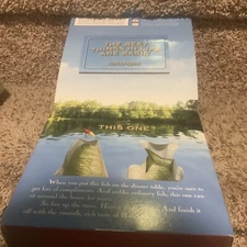 2007 Phillip Morris Basic cigarette advertising fish salt and pepper shakers NIB