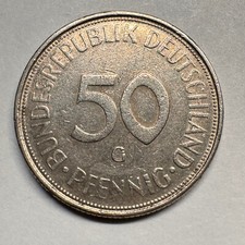 1971 Germany 50 Pfennig - Beautiful Coin - #A-057-B