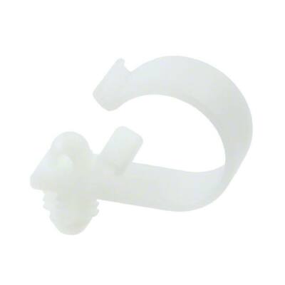 Richoco Cable Clip, P-Type Natural Fir Tree, Blind Hole 0.500'', Bag of (300)