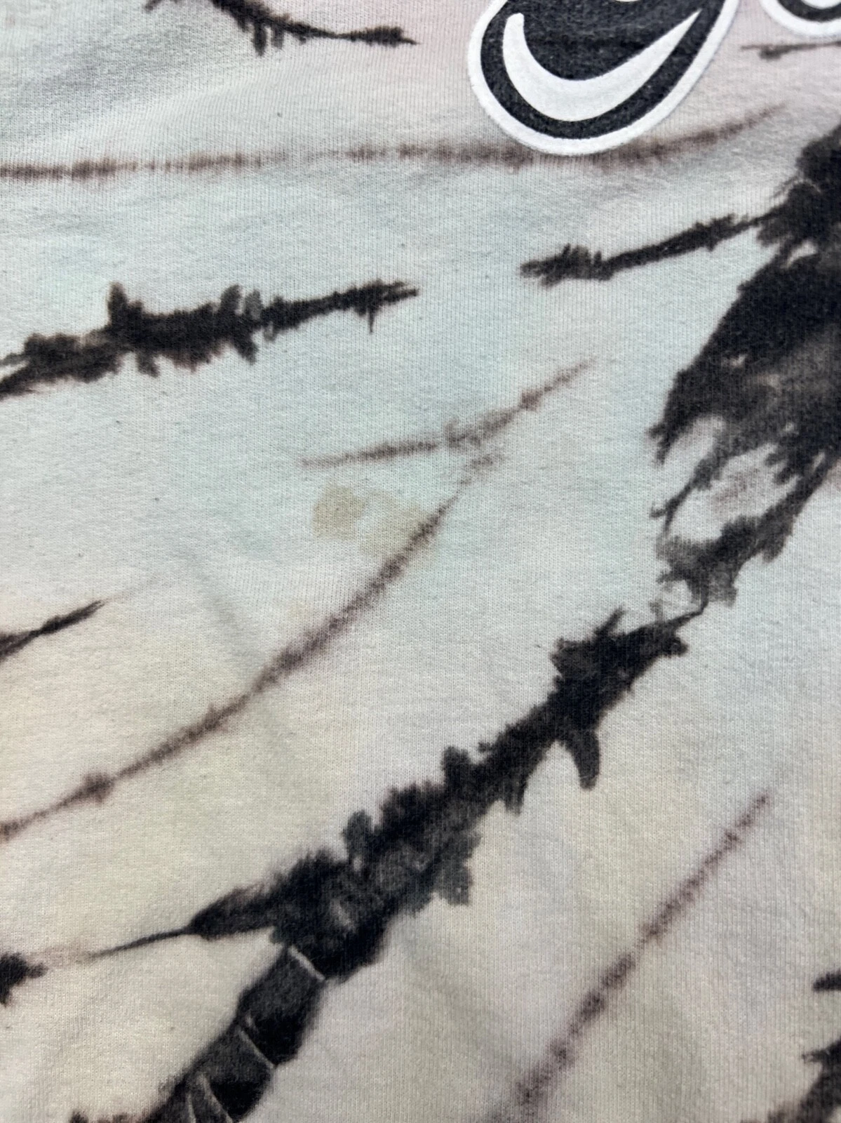 VETEMENTS Felpa Miele Donna Grande Cravatta Multicolore Tintura Con Cappuccio Tasca Canguro