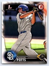 2016 Bowman Draft #BD-52 Hudson Potts San Diego Padres BASEBALL Card