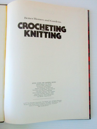 Vintage Better Homes and Gardens Easy Crocheting & Knitting Book Patterns 1977 - 第 3/6 張圖片