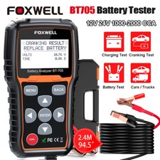 Foxwell Bt705 Auto 12v 24v Truck Car Battery Load Tester Charging System