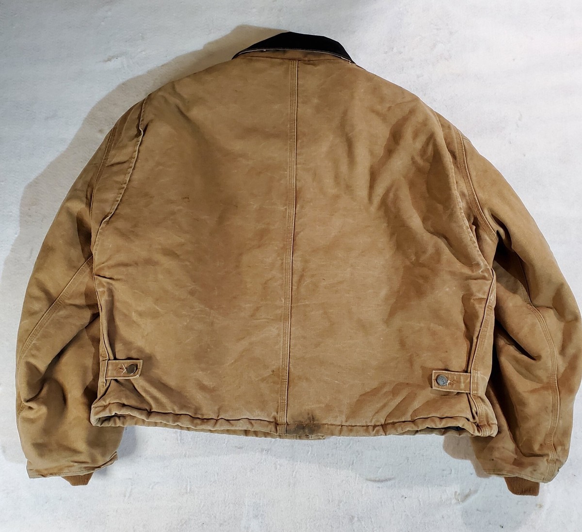 Vintage Carhartt Signature Duck Canvas Quilted Lining Work Vintage Carhartt Signature Duck Canvas Quilted Lining Work