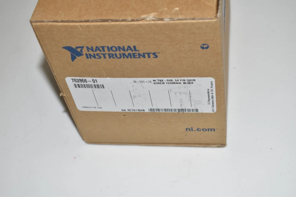 NATIONAL INSTRUMENTS 782866-01 NI TBX-50B 50PIN DSUB SCREW TERMINAL BLOCK(TKA71) - Image 2 of 2