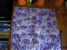 Pottery Barn Kids "Purple Flowers/Dragonflies" Euro Quilted Sham