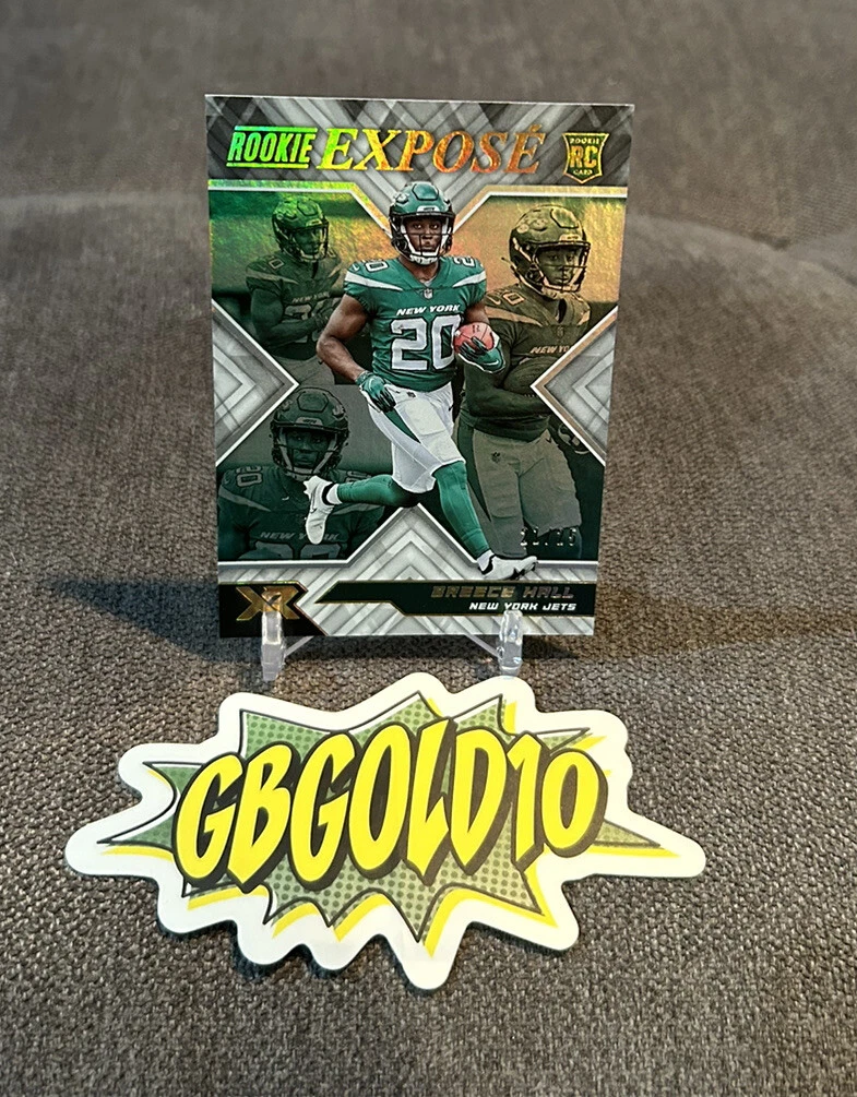 Breece Hall Panini XR Rookie Expose #RXP11 White