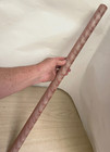 Pink White Mottled Plastic Rod 1 1/4" Dia 25 3/4" Long 595 gm