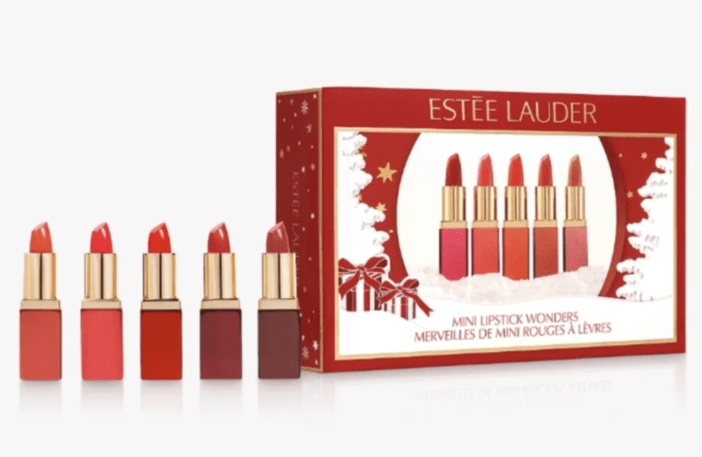 Estee Lauder Mini Lipstick Wonders 5 Piece Gift Set eBay