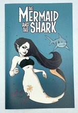 the Mermaid and the Shark Jessica Hickman Self Published Comic Book 2012 Signed