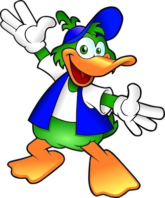30 Custom Cartoon Funny Duck Personalized Address Labels