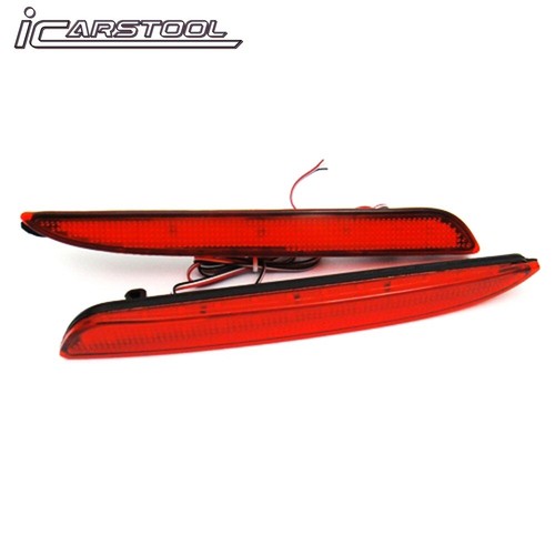 Red Lens LED Bumper Reflector Tail Brake Stop Light For 2010-13 Mazda 3 Axela BL - Picture 7 of 21