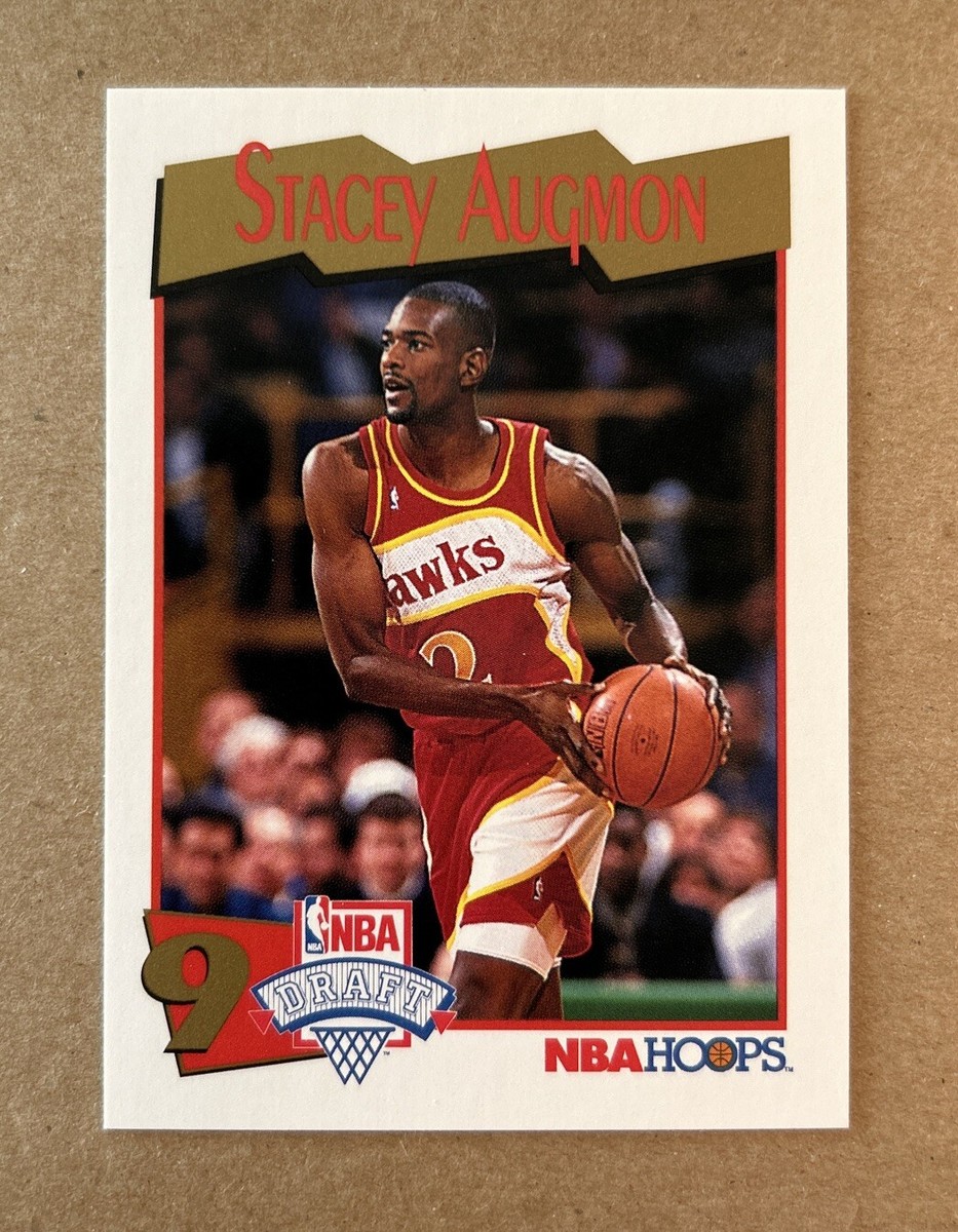 1991-92 NBA Hoops #554 Stacey Augmon RC Rookie Basketball Card | eBay