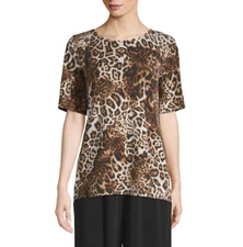 east 5th Boat Neck Short Sleeve Slubbed Blouse Size XS, S, M, XXL New 