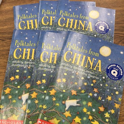 Folktales from China Retold By Lawson Lot Of 6 Guided Reading Program Level Q