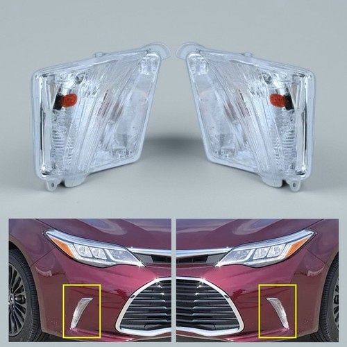 Pair Front Bumper Fog lights Turn Signal Lights For Toyota Avalon 2016 - Picture 11 of 14