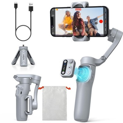 hohem iSteady X3 SE Gimbal Stabilizer for iPhone, Phone Stabilizer with Detac...