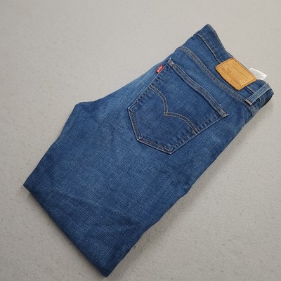 Levis Jeans Mens 36x30 Blue 511 Slim Fit Straight Leg Stretch Denim Pants Big E