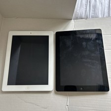 Lot of 2 Apple iPads A1403 64 GB A1403 16 GB For Parts Only - No Power