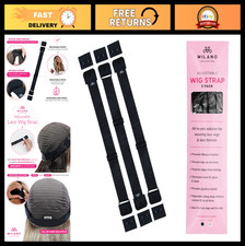 Adjustable Elastic Wig Band with Hooks - Secure Fit Comfort for Wigs, Lace Fro