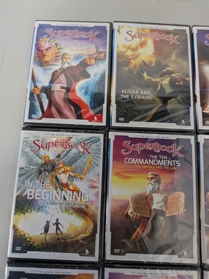 SuperBook CBN DVD 　39枚　まとめ売り Christian Broadcasting Network Superbook DVD Series Lot Of 11 New