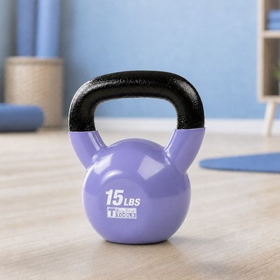 Body-Solid Vinyl Dipped Kettlebells and Sets, from 5 to 50 lb.
