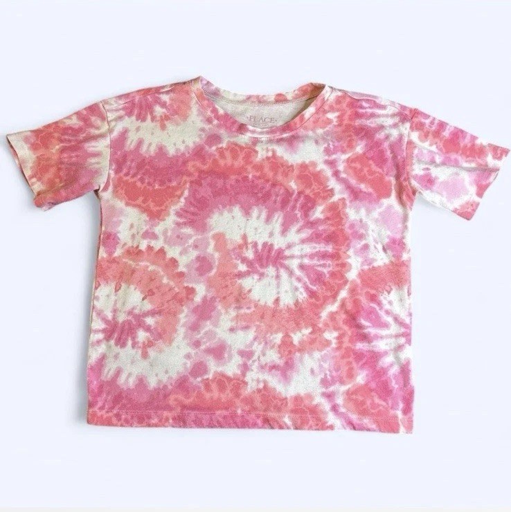 The Children's Place Pink Tie-Dye Basic Tee